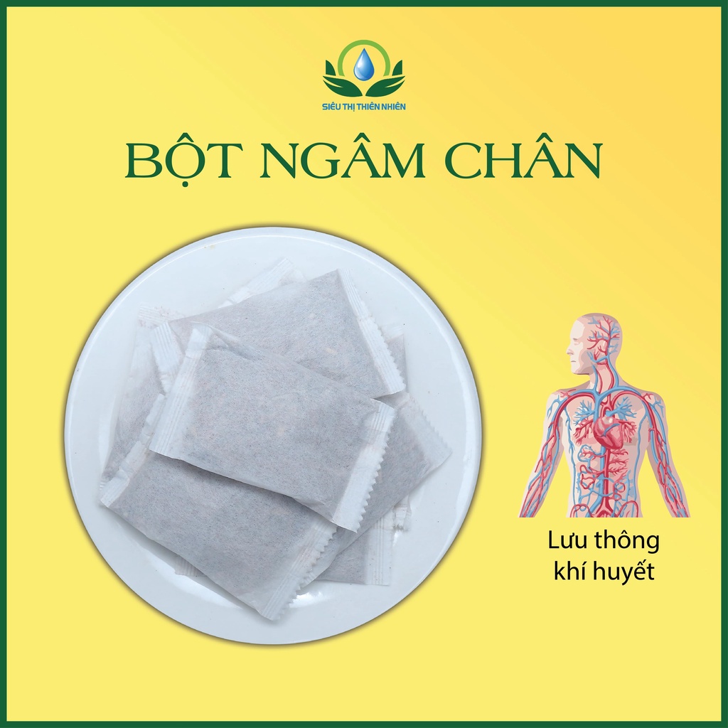 Bột Ngâm Chân Thảo Mộc - Giúp Lưu Thông Khí Huyết, Giảm Căng Thẳng Mệt Mỏi Hộp 30 Túi Lọc