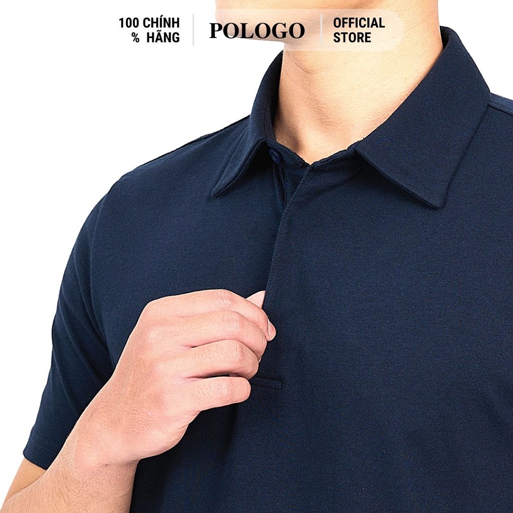 Áo Thun 100% Cotton Polo Cao Cấp Đẹp Mịn Mát, Màu Đen, Trắng, Xanh Đen Chính Hãng POLOGO lp3m09