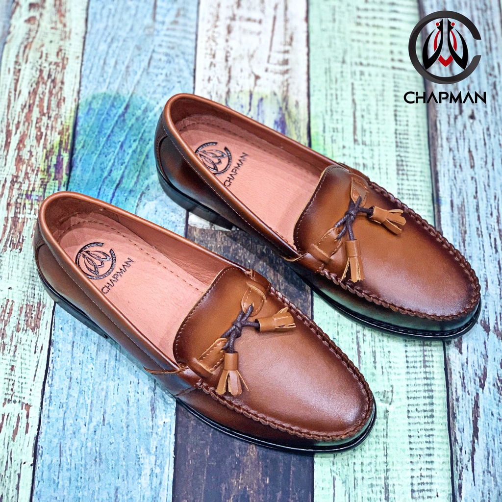 Giày chuông nam da bò thật 100% giày tây nam đế phíp gỗ công sở nam da bò giày lười xỏ nam bảo hành 12 tháng