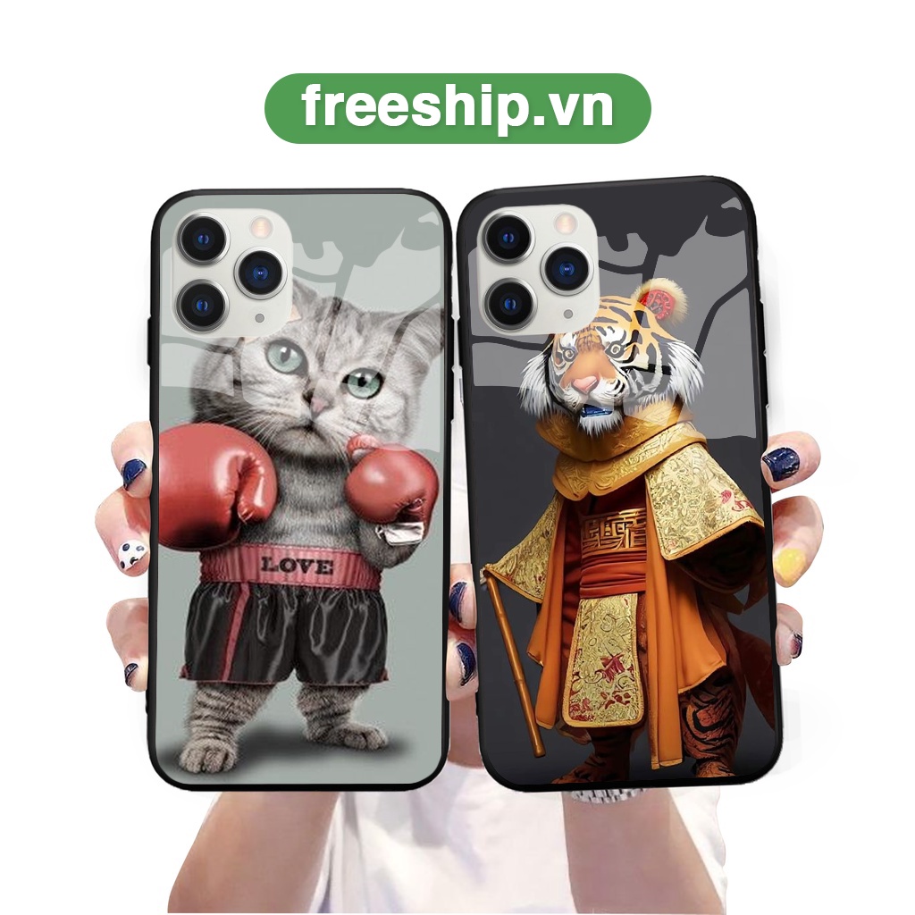 Ốp iphone kính cường lực 12 con giáp cực chất tuổi Tý Sửu Dần Mão Thìn Tỵ Ngọ Mùi Thân Dậu Tuất Hợi đủ mã 6-14