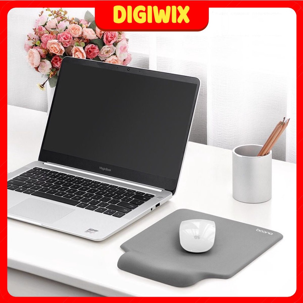 Bàn di chuột ,miếng lót chuột kiêm đệm massage kê tay bàn phím máy tính laptop macbook 2 in 1 tiện lợi Baona (Boona)