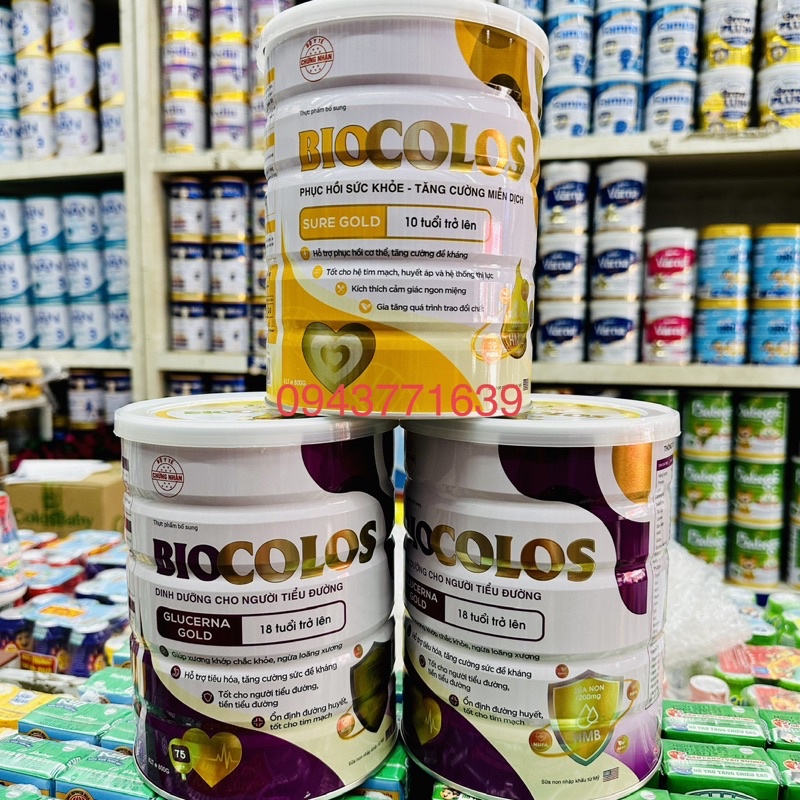 Sữa BIOCOLOS SURE GOLD 800g