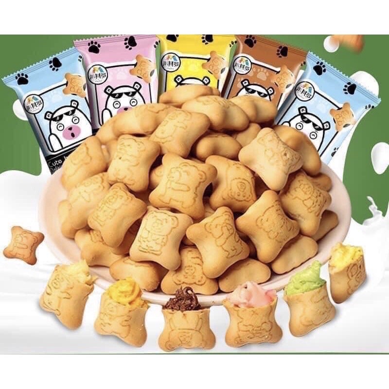 1KG BÁNH GẤU NHÂN KEM CHOCO BEAR