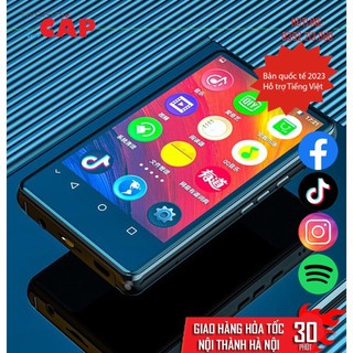 (Hỗ Trợ Tiếng Việt) Máy Nghe Nhạc Android MP4 Màn Hình Cảm Ứng 4.0 Inch Bluetooth WiFi Ruizu H6 - Bản Quốc Tế 2023