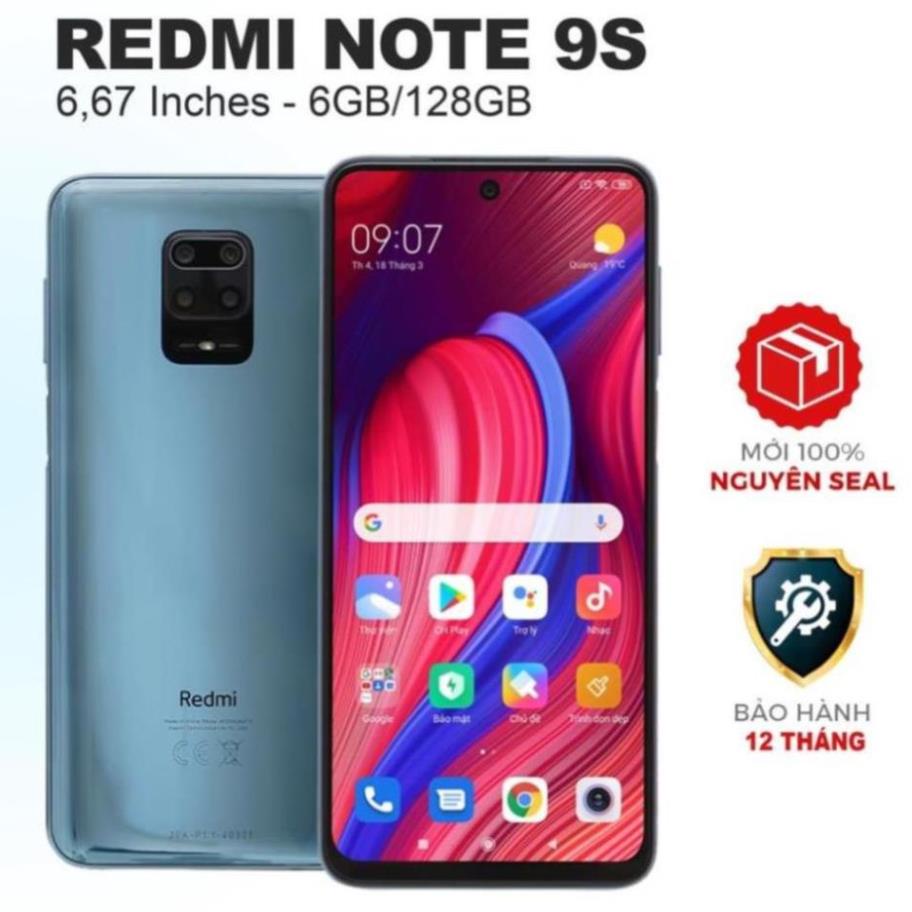 Điện thoại Xiaomi Redmi Note 9S (6GB/128GB) Chính hãng 100% Bảo Hành 1 Năm EMV3135