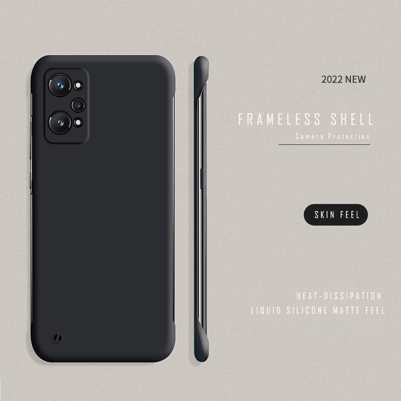 Ốp Điện Thoại PC Cứng Màu Kẹo Nhám Không Viền Cho OPPO Realme GT Neo 2 3 2T 3T Pro
