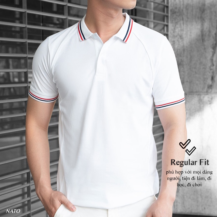 Áo Thun Polo Nam TOMMY Vải Cotton Cá Sấu Cao Cấp Basic Đẹp Tay Ngắn Có Cổ Màu Trắng Đen Đỏ Xanh Navy Trơn Họa Tiết NATO