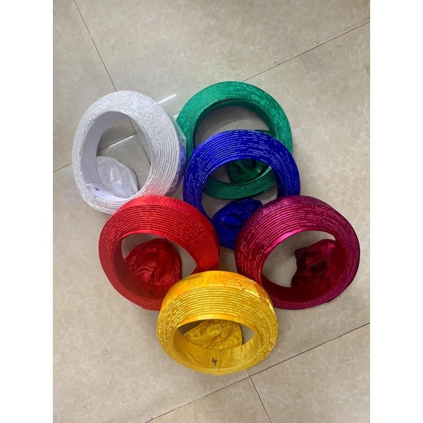 Khăn Xếp Quan Vải Gấm - Phụ Kiện Hầu Đồng