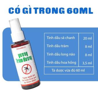Xịt chống muỗi Vương Tràm Hương 60ml