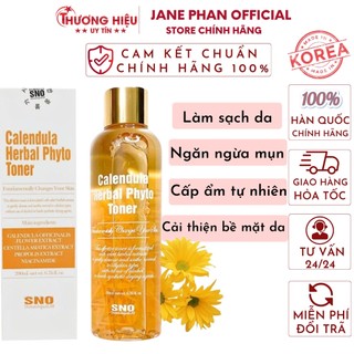 Nước hoa cúc SNO Calendula Herbal Phyto Toner 200ml