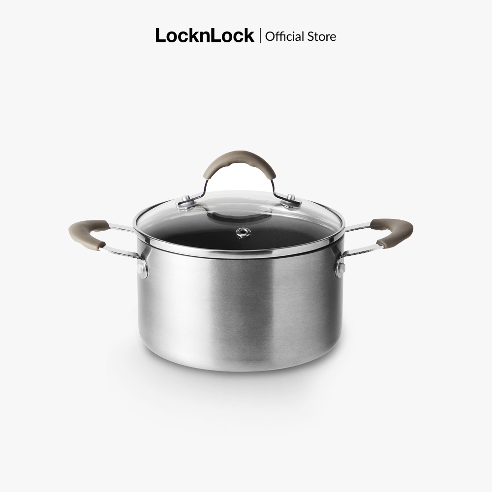 Nồi Lock&Lock Handycook có nắp đậy 14cm - Màu xám LHD1142
