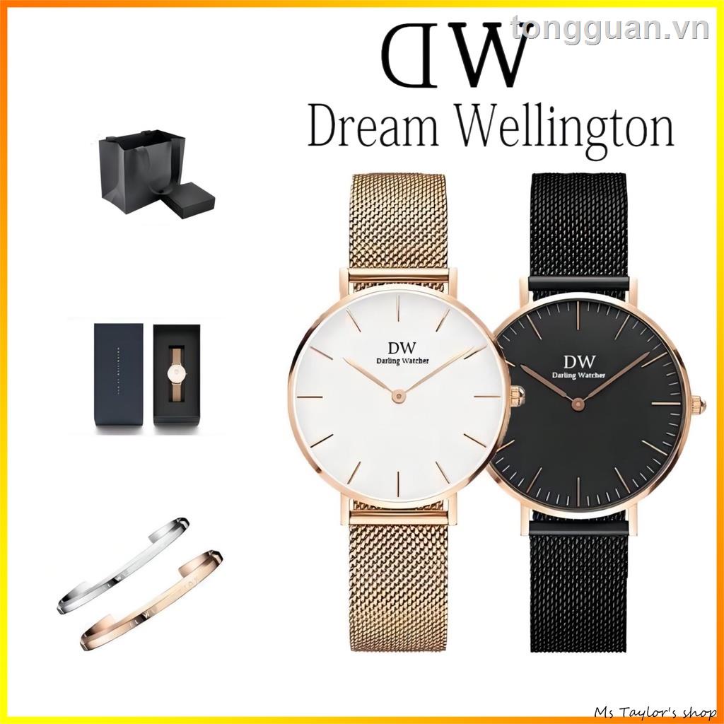 Đồng Hồ Thạch Anh Chống Thấm Nước Daniel1 Wellington DW Thời Trang Cho Cặp Đôi