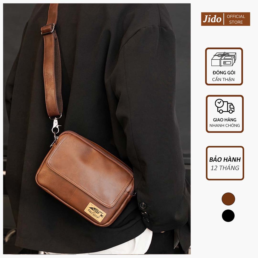 Túi Đeo Chéo Da Mini Unisex Cao Cấp Túi Chéo Da Hàng Hiệu Túi Xách Đeo Chéo Thời Trang Chống Nước Phong Cách Hàn Quốc