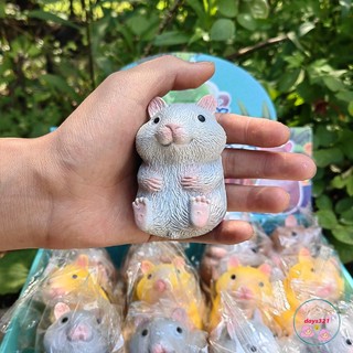 Squishy Mochi hình CHUỘT HAMSTER 3 màu