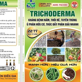 1kg Nấm Trichoderma Tricho Plus Chuyên Dùng Ủ Phân, Phun Phòng Bệnh Trên Cây Trồng