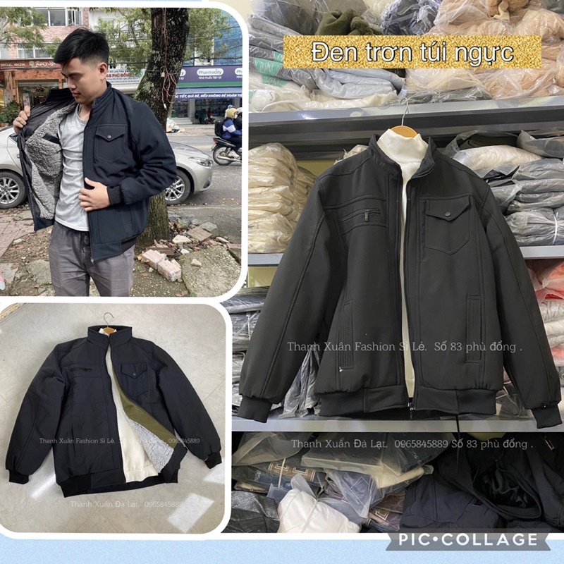 Hình thật KHOÁC KAKI nam NHIỀU MẪU lót lông dày, có túi trong (mua cho bố hoặc chồng mặc siêu ấm)