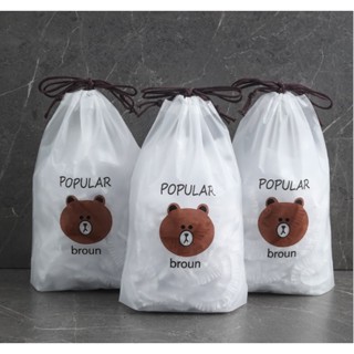 Set 100 Màng Bọc Thực Phẩm Có Túi Đựng Hình Gấu MILLANA SHOP