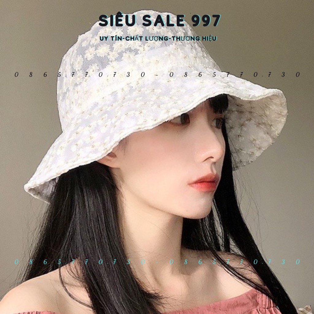 MŨ TAI BÈO QC HOA CÚC NỔI CÓ GỌNG ĐIỀU CHỈNH DỄ MANG