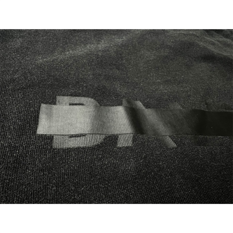 Áo Thun Ngắn Tay In Logo Băng Keo Sáng Tạo Chất Lượng Cao