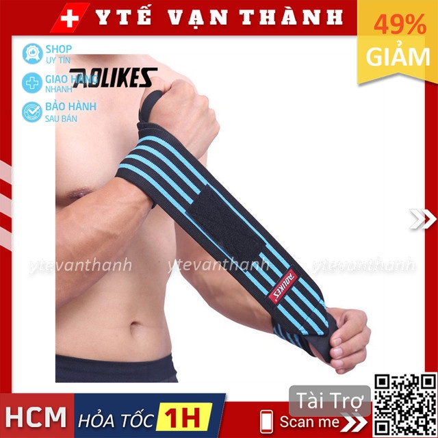 ✅ Dây Quấn Bảo Vệ Cổ Tay (Bó Cổ Tay) AOLIKES A1538 (A 1538) (1 Đôi) -VT0493 | Y Tế Vạn Thành
