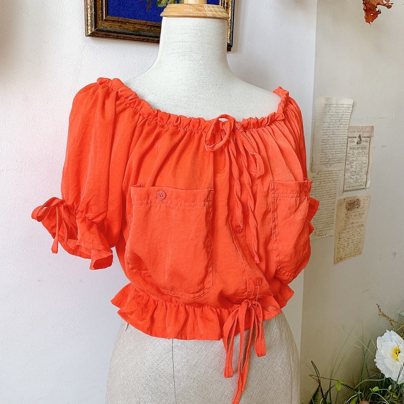 Áo cam trễ vai cotton:on