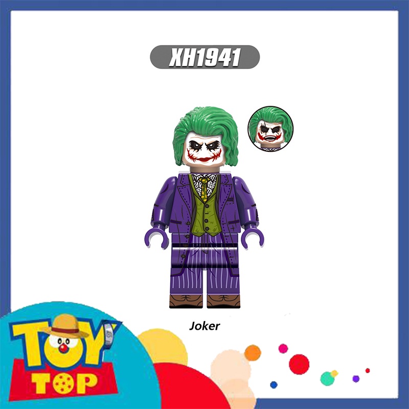Đồ chơi lắp ráp mini siêu anh hùng người dơi Batman Joker Batwoman Killer Croc xếp hình X0341