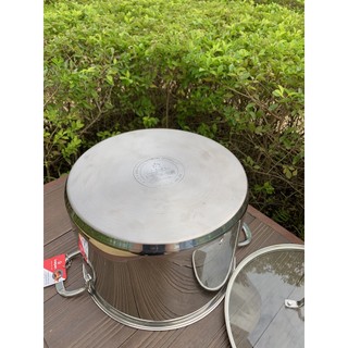 Nồi luộc gà inox 304 Kalpen Lermat, nồi luộc gà bếp từ, nồi to luộc gà nguyện con 28 - 30 cm