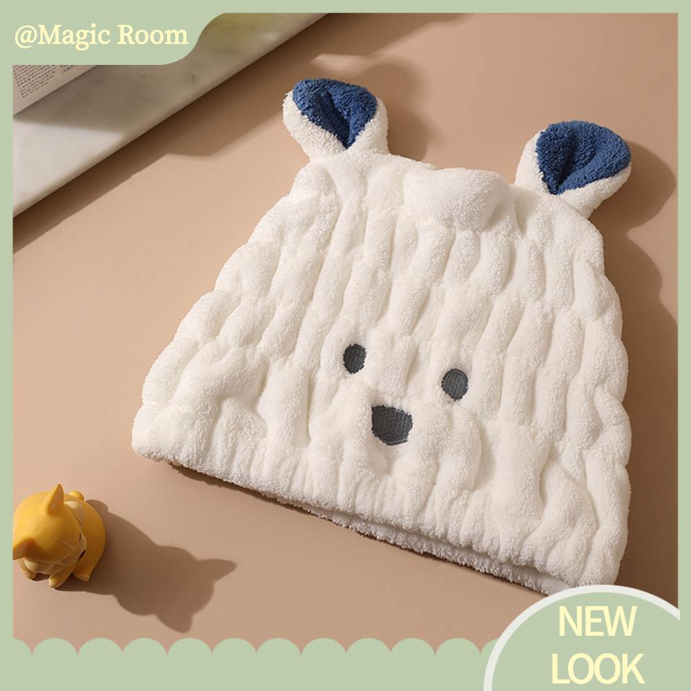 Babyfair Trẻ Em Tóc Mũ Mềm Mại Có Thể Điều Chỉnh Chống Phai Màu Dễ Thương Nhanh Khô Cho 2 Đến 15 Tuổi