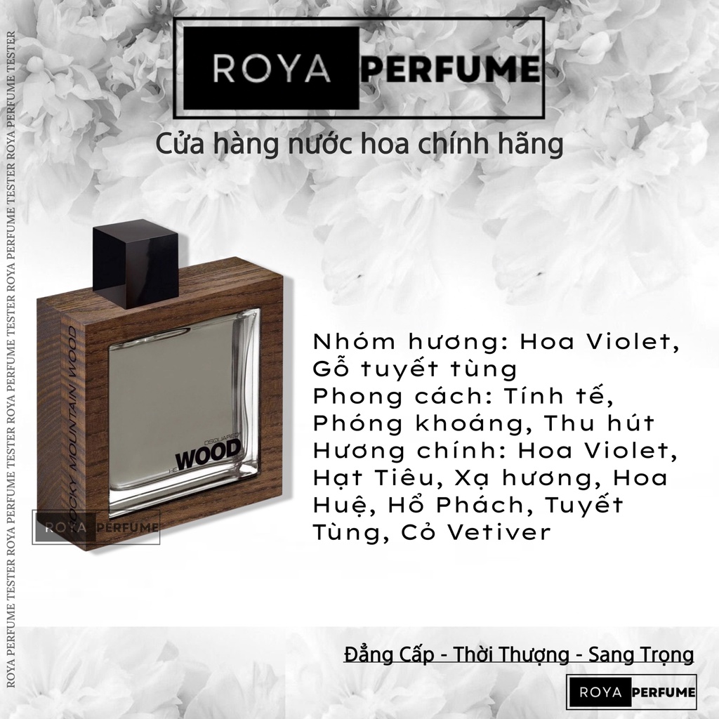 -𝑹𝑶𝑱𝑨- Nước hoa DSQUARED² He Wood Rocky Mountain Wood -𝑹𝑶𝑱𝑨-