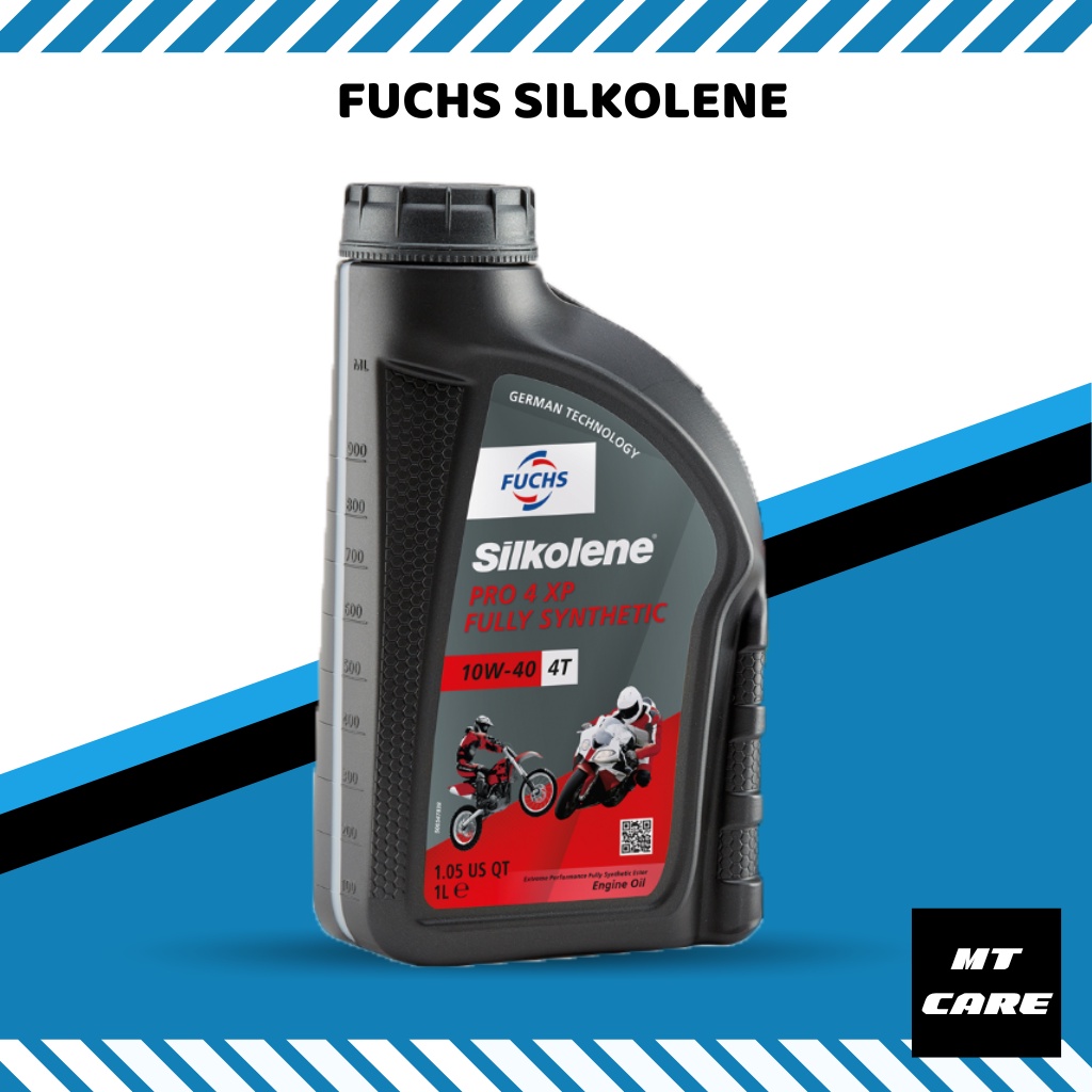 Fuchs Silkolene Pro XP nhớt tổng hợp siêu cao cấp cho xe số, côn tay moto - Sản xuất tại Anh