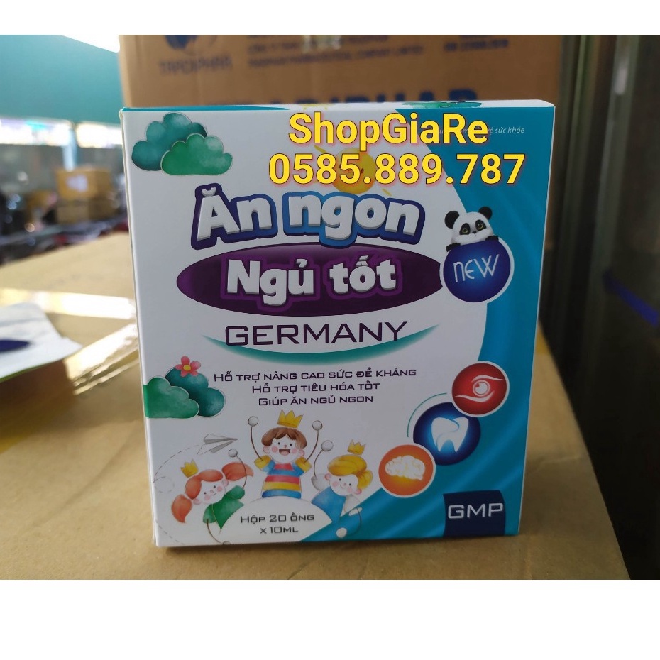 Ăn ngon Ngủ tốt hấp thụ tốt hơn, tăng cường sức đề kháng, kích thích ăn ngon hơn hộp 20 ống