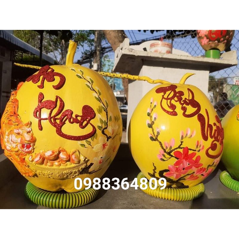 Chữ thư pháp kim tuyến kèm keo 6,5cm giá sỉ