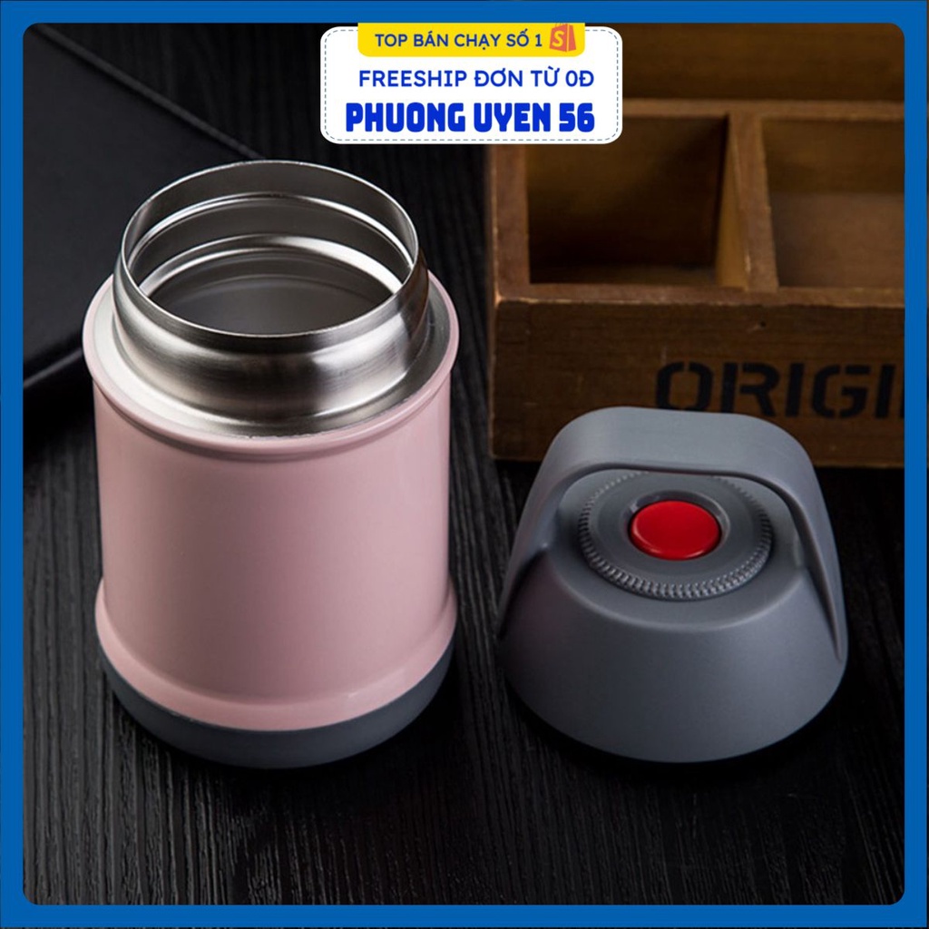 Bình Giữ Nhiệt INOX 304 Ủ Cháo - Thức Ăn Cao Cấp (Hộp Trụ)