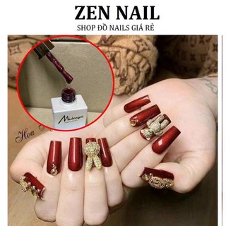 Sơn Gel đỏ tuyết  màu, 15ml Sơn Orchee Nhũ Trắng