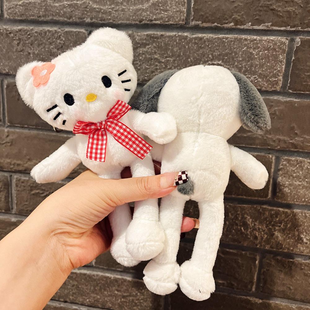 Móc Khóa Hình Cún Nhồi Bông Kuromi Kawaii DIY