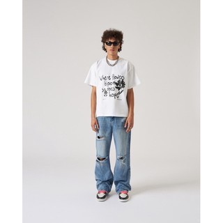 URI RIPPED LOW RISE JEANS ( Quần jeans ống rộng TRICH)