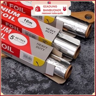 Cuộn giấy bạc nướng nhôm 5 mét KAULUS bọc thực phẩm dùng cho nồi chiên không dầu, lò nướng ❤️ 𝗚𝗜𝗔𝗗𝗨𝗡𝗚𝗛𝗔𝗡𝗢𝗜𝟯𝟵 ❤️