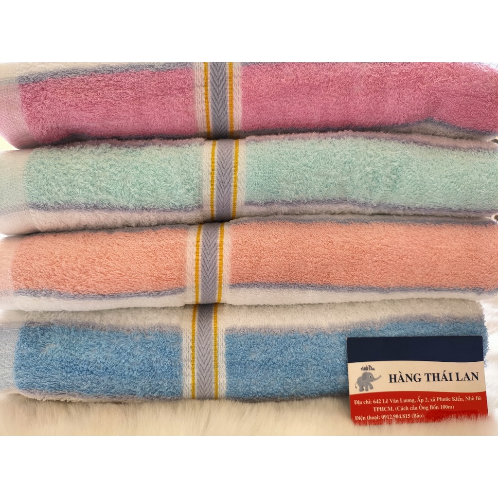 Khăn tắm Thái Lan Daisy 1m2 kẻ sọc