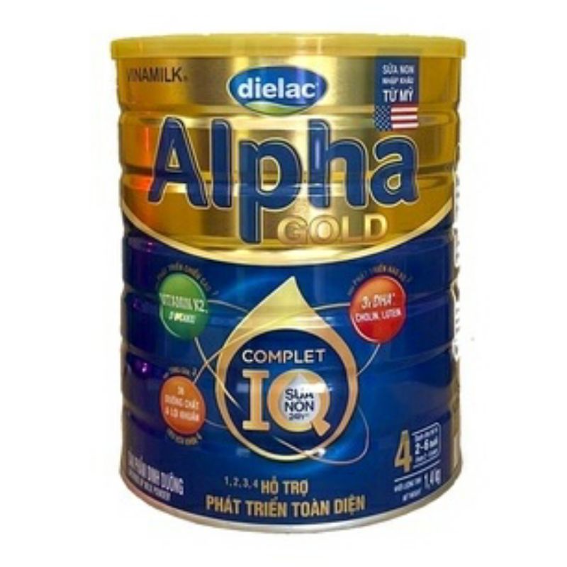 Sữa bột VNM Dielac Alpha Gold 4 1.4kg