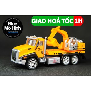 Mô hình xe múc đầu xe bằng kim loại