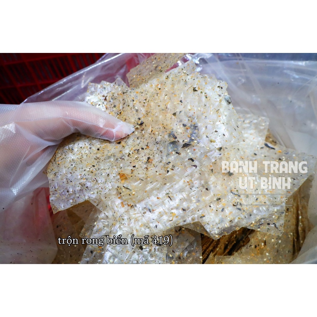 500gr Bánh Tráng Trộn Rong Biển Út Bình