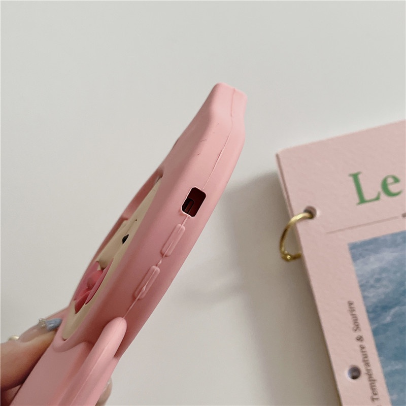 Ốp Điện Thoại Silicon Mềm Họa Tiết Hoạt Hình Dễ Thương Cho iPhone 14 13 12 11 Pro Max 14promax