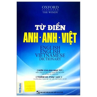 Sách từ điển anh - anh - việt