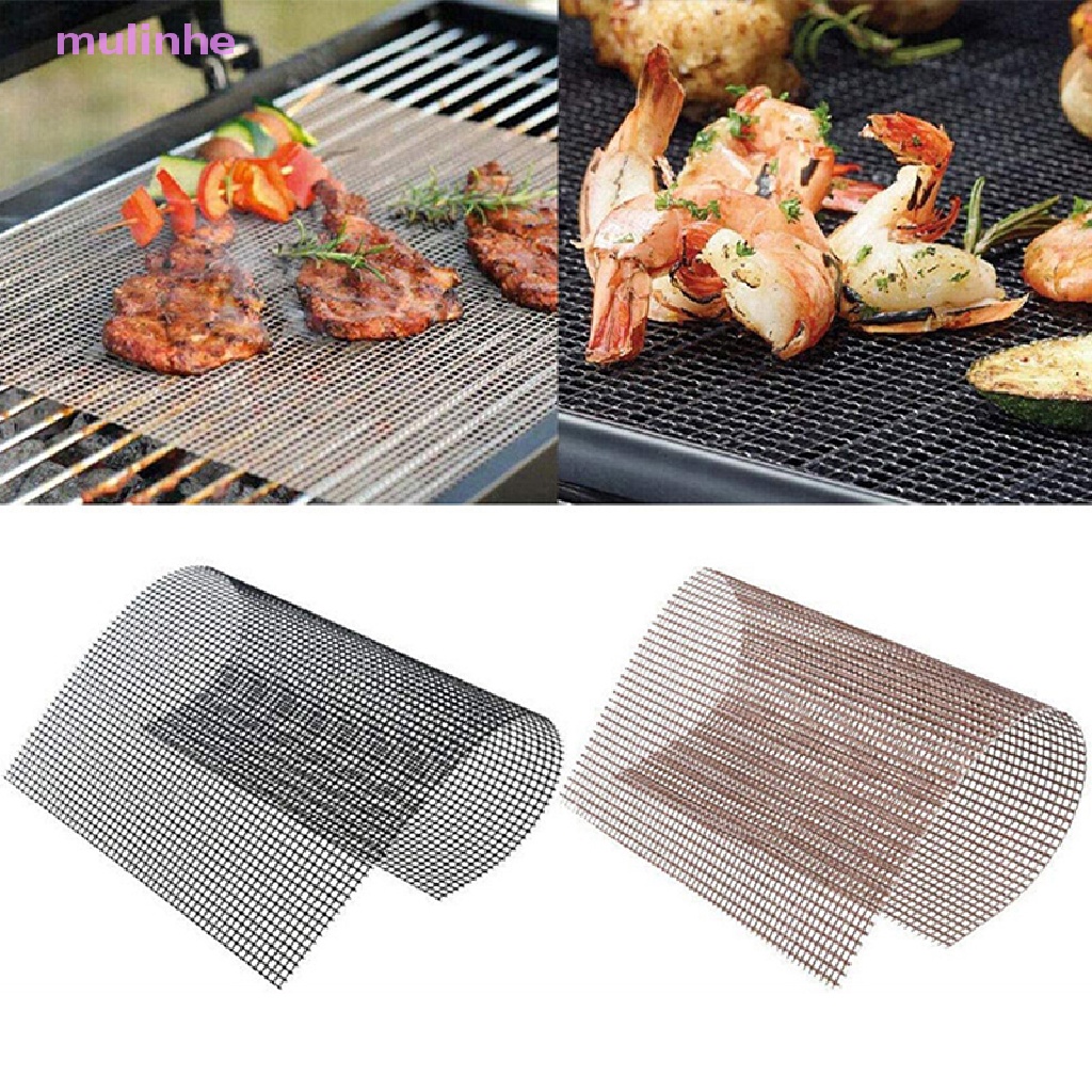 1 Vỉ Nướng BBQ Chống Dính Chịu Nhiệt Cao 30 * 40cm