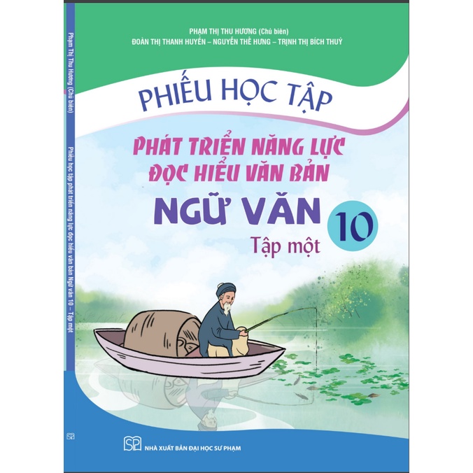 Sách - Phiếu học tập phát triển năng lực đọc hiểu văn bản Ngữ văn 10 Tập 1