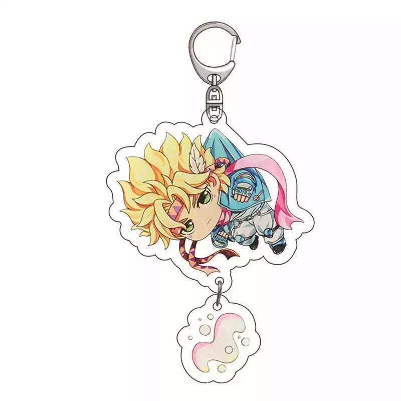Gp1 Móc Chìa Khóa Bằng acrylic Hình Jojo 'S bizarre adventure Dễ Thương pg1
