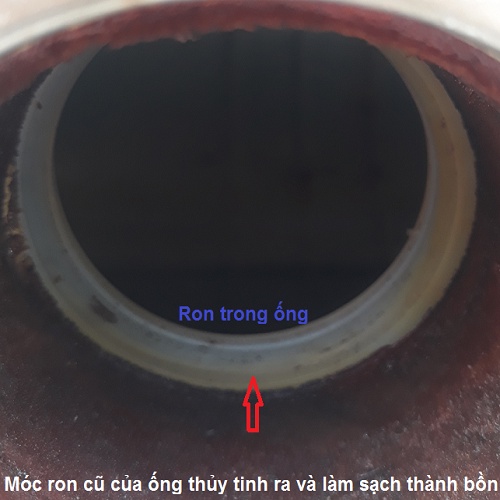 Ron gioăng trong silicon phi 47 loại tốt dùng cho máy nước nóng năng lượng mặt trời