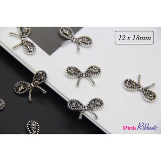 [1 cái] Charm Nơ đá ghi vuông/tròn phụ kiện thời trang, gắn lên phụ kiện tóc, làm phụ kiện nơ bờm kẹp tóc, DIY, handmade