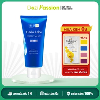 Sữa Rửa Mặt Hada Labo Màu Xanh Dưỡng Trắng Hoàn Hảo Tối Ưu - Hada Labo Perfect White Arbutin Cleanser 80g