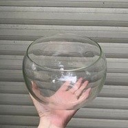 Bể cá mini / chậu cá cảnh để bàn miệng tròn, hồ cá mini thủy sinh giá rẻ, chậu thủy tinh trồng cây, cắm hoa siêu đẹp